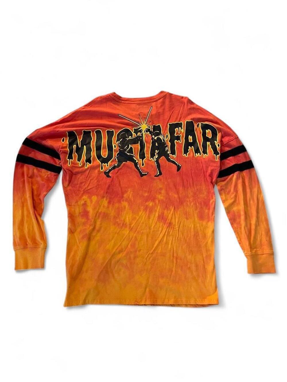 Star Wars orange/yellow tie-dye long sleeve shirt
